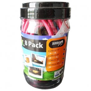 Bagagestropper s�t med 8 stk