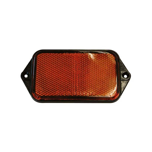 Refleks rektangulr gul