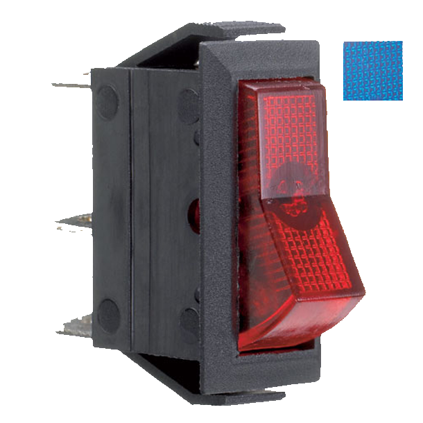 Kontakt firkantet on/off bl 16amp