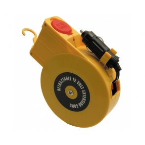 Forlngerledning m/oprul 12V 3m