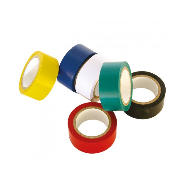 Isolertape 6 ruller 19mm