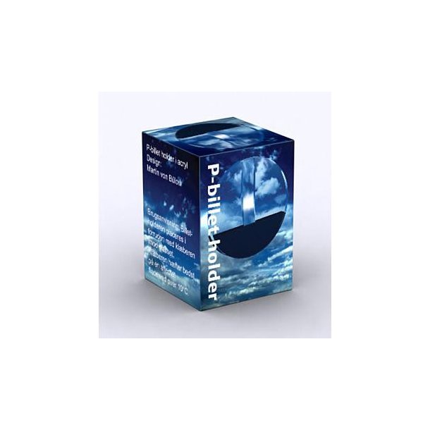 P-billet holder De-luxe Design af Martin von Blow