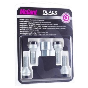 Mcgard lsebolt m12x1.50 kegle sort