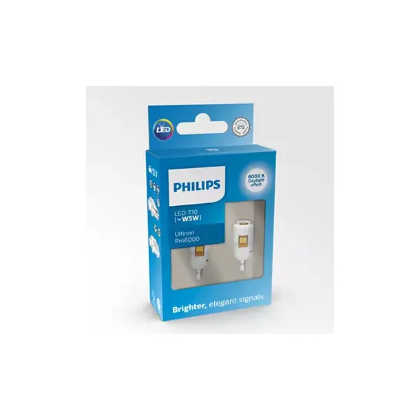 Philips W5W Ultinon Pro6000 SI 2 stk. 