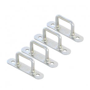 Metalbeslag til skruemontering 4 stk.