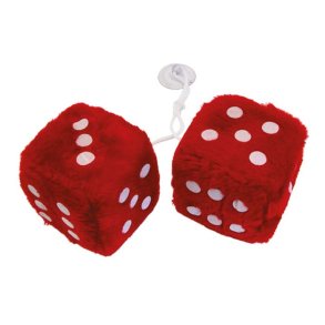 Terning 6x6 cm r�d