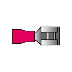 Kabelsko rd hun flad 0,5-1,5mm2 10 stk.