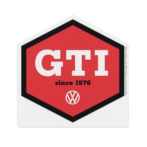 VW GTI isskraber sekskantet, ''since 1976''