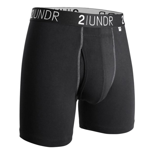 2UNDR Swing shift boxershorts sort str. S