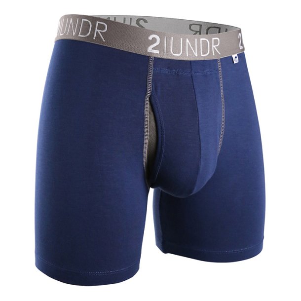 2UNDR Swing shift boxershorts bl� str. S