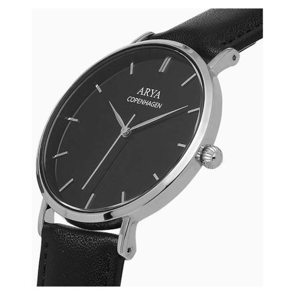 Arya Copenhagen Ethereal Dark - Silver Sort L�der