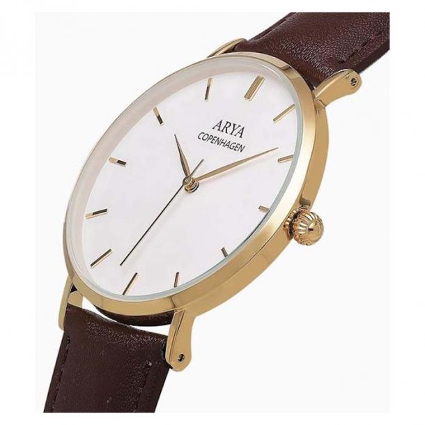 Arya Copenhagen Ethereal - Gold Brun L�der