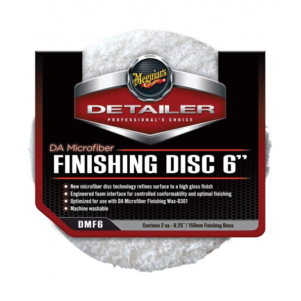 Meguiars DA Microfiber Finishing Disc 6" (2 stk)