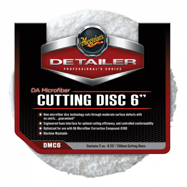 Meguiars DA Microfiber Cutting Disc 6" (2 stk)