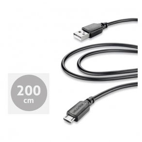 Cellularline data-/ladekabel, mikro-USB, fast charge