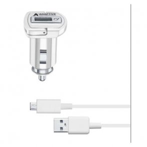 Cellularline Oplader 2-i-1-kit til 12V eller 24V, mikro