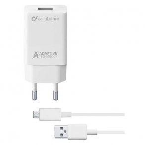 Cellularline 220 V lader mikro-USB-kit, 15W, Samsung,