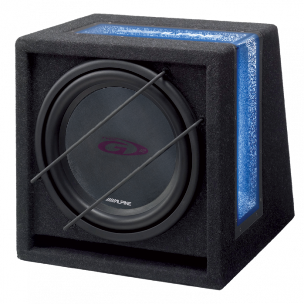 Alpine 12" subwoofer i Kabinet 4ohm