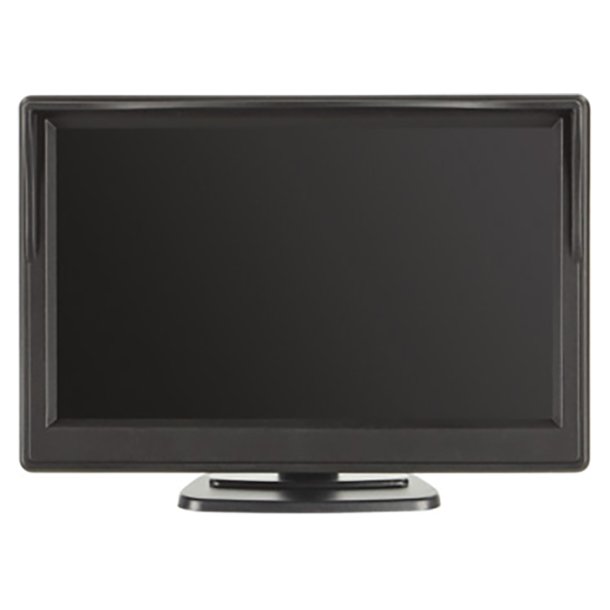 Monitor universal 5" 2xvideo input m/tilbehr 12/24V