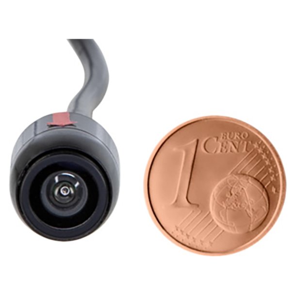 Bakkamera/Front kamera "Mini" rund m/beslag 12/24V