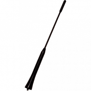 Antenne stav - 5 mm gevind, L= 227 mm