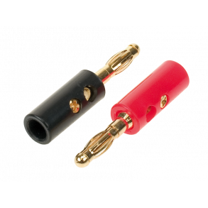 Bananstik  2 stk. Kabel max. 10 mm2