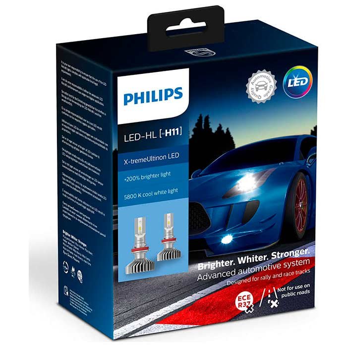 Resten Landbrug Tillid Philips led h11 tågelygtepære 11362xux2 - LED Pærer til bil - Driver.dk