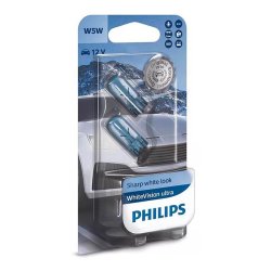 Philips WhiteVision ultra W5W 2 stk.