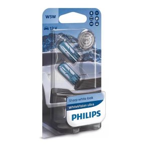 Philips WhiteVision ultra W5W 2 stk.
