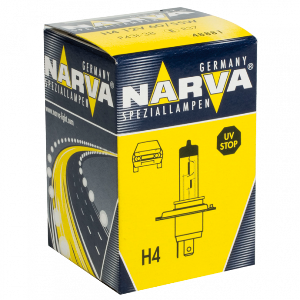 Narva prer h4 ll 60/55watt long life