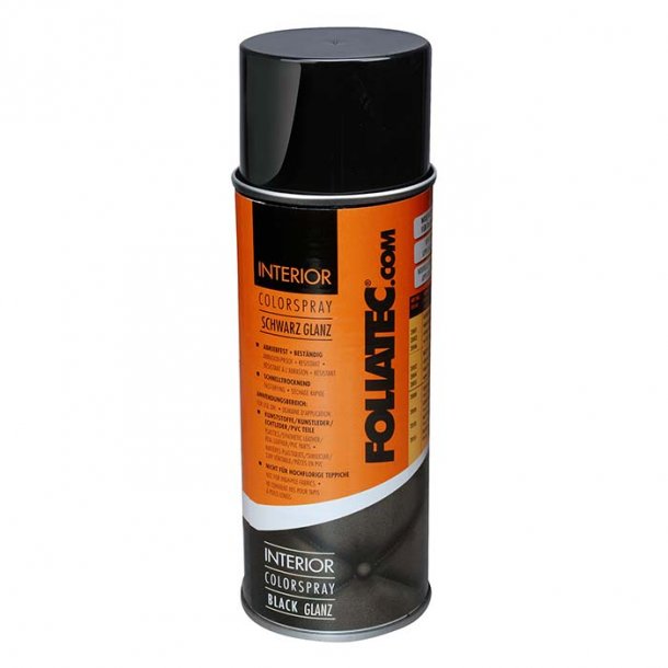 Foliatec Interi�r Colour spray blank sort 400 ml