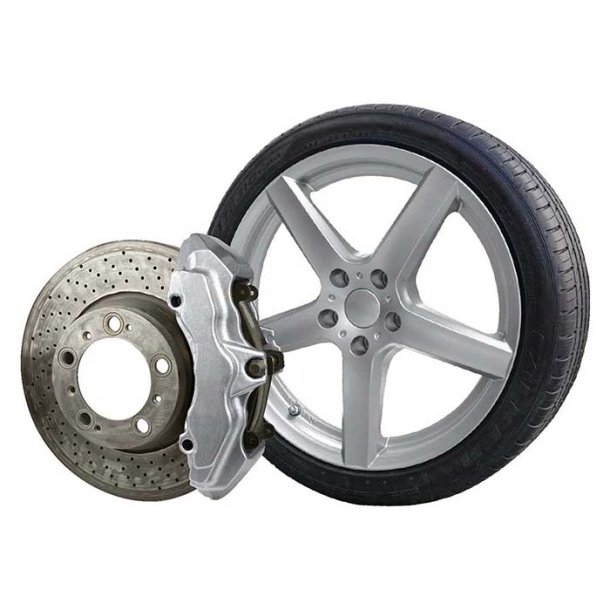 Foliatec 2 komponent Universallak metallisk s�lv 400ml