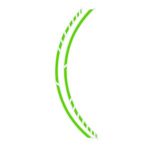 Flgbnd til MC NEON green