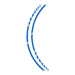 Flgbnd til MC GT blue