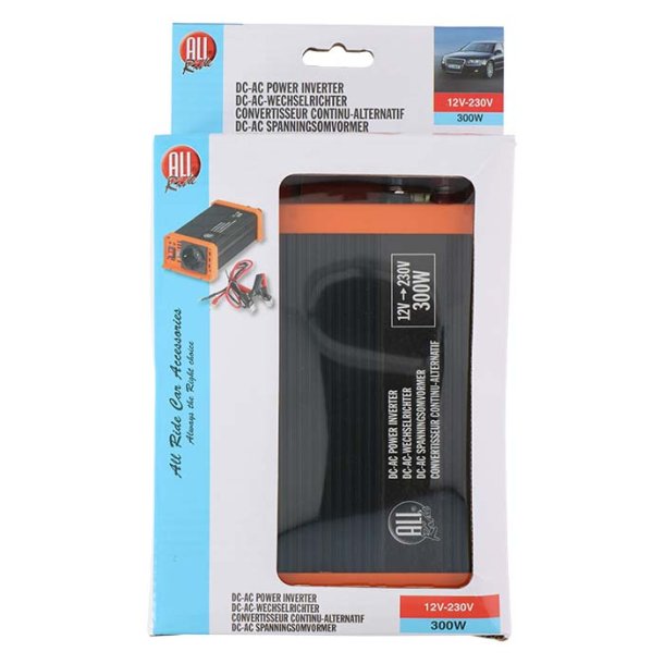 Allride, Inverter 24V-230V, 300W, USB,