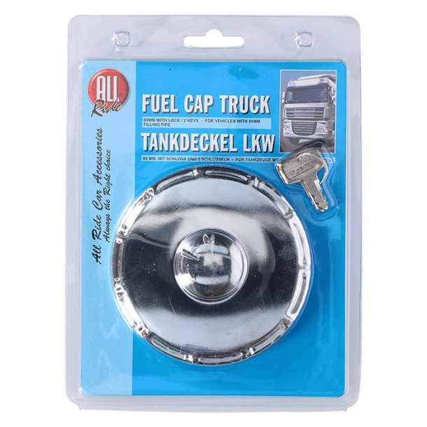 Allride Tankd�ksel chrom til lastbil, til 80mm studs, 2