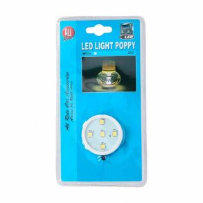 Poppy lys, Allride, 5 leds, hvid, 24v
