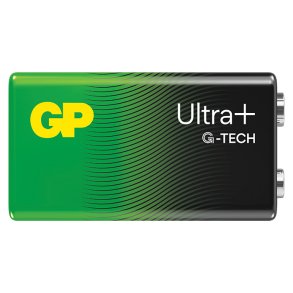 GP Ultra Plus Alkaline  9V-batteri 1604AUP/6LF22 1-pak