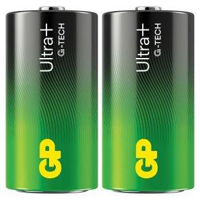 GP Ultra Plus Alkaline  C-batteri 14AUP/LR14 2-pak