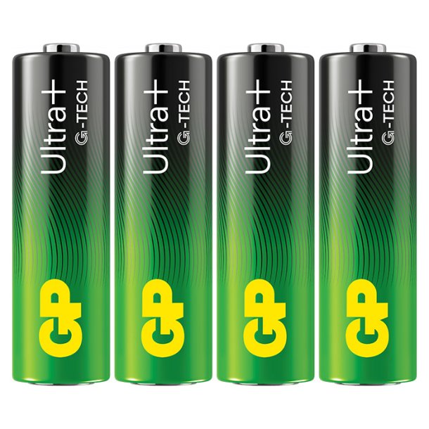 GP Ultra Plus Alkaline  AA-batteri 15AUP/LR6 4-pak