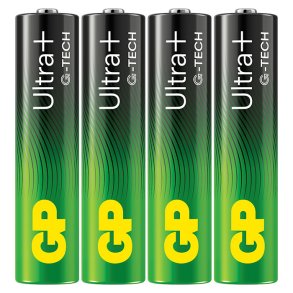 GP Ultra Plus Alkaline  AAA-batteri 24AUP/LR03 4-pak