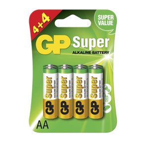 Gp super AA sampak 4+4 stk.