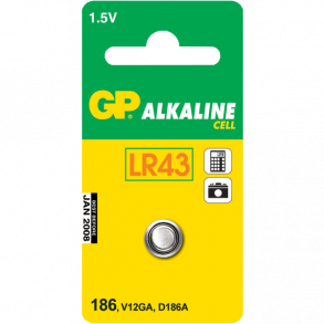 Gp lr43 batteri stk.