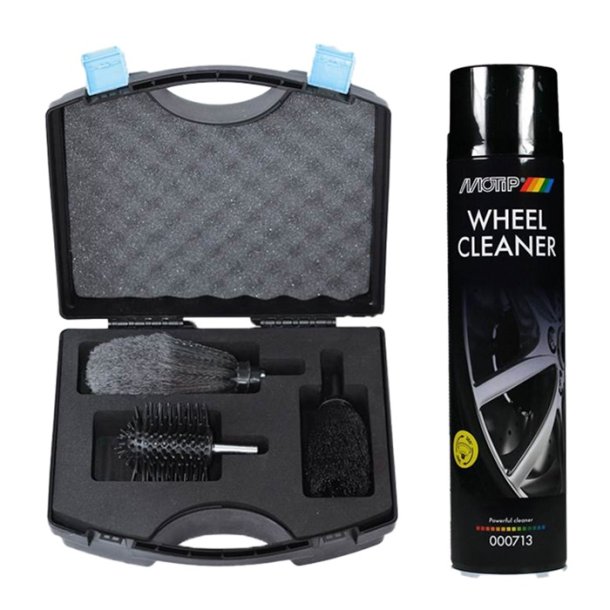 Twisstar kuffert med 3 b�rster inkl. Motip f�lgrens