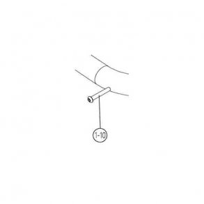 BuzzRack Bottom head screw M8x55mm