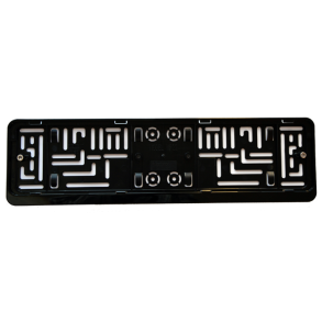 Nummerpladeramme sort