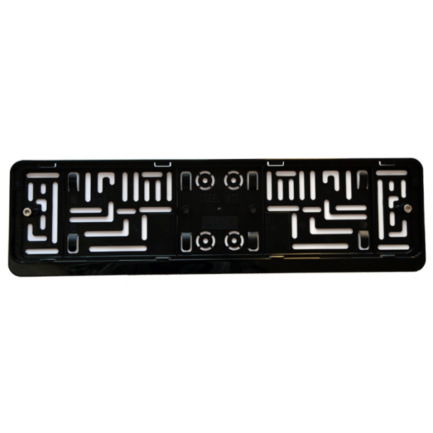 Nummerpladeramme sort