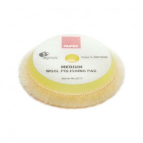 Rupes uld pol�rpude, gul, �:80/90 mm, medium, 1 stk.