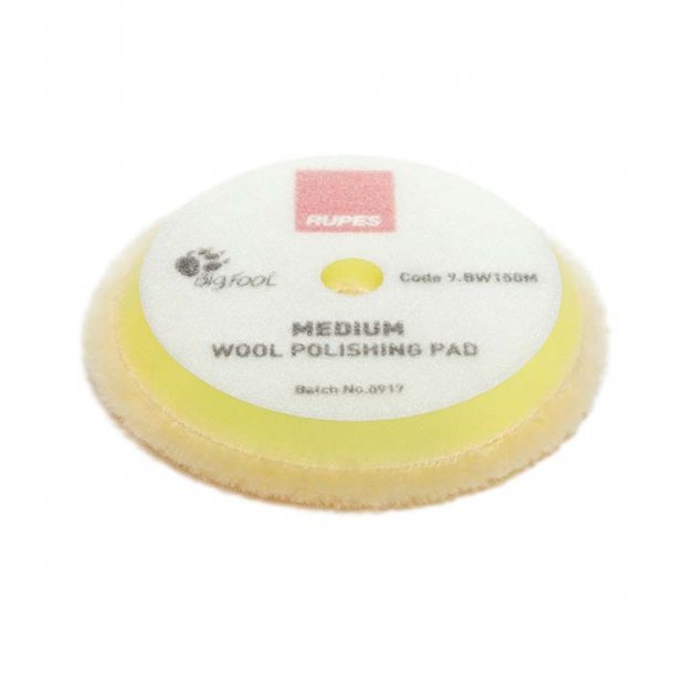 Rupes uld pol�rpude, gul, �:130/145 mm, medium, 1 stk.