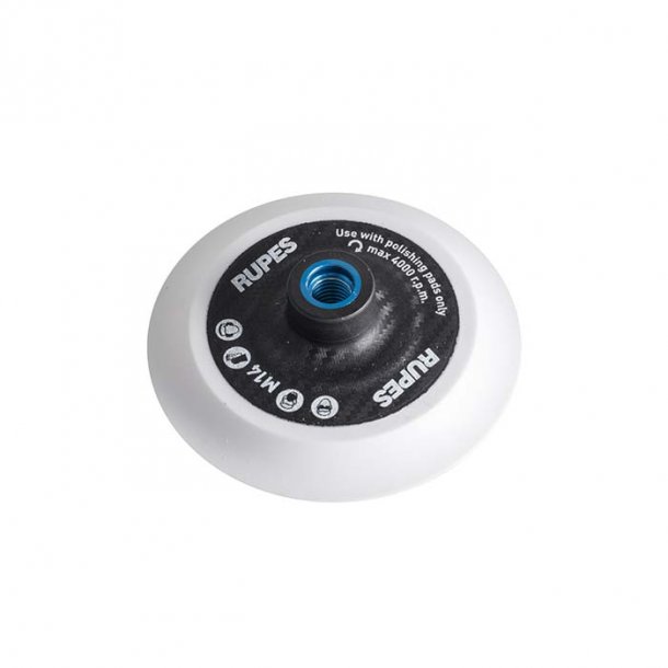 �:125 mm, 5 velcro M14 polishing backing pad